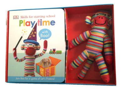 Skills for Starting School Playtime with Boo by DK Book and Toy Learning Set New