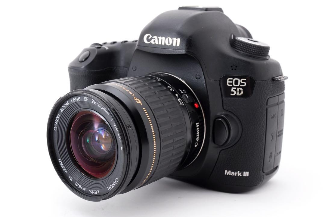 Excellent ] Canon EOS 5D Mark III 22.3MP Digital SLR Camera w/ Two