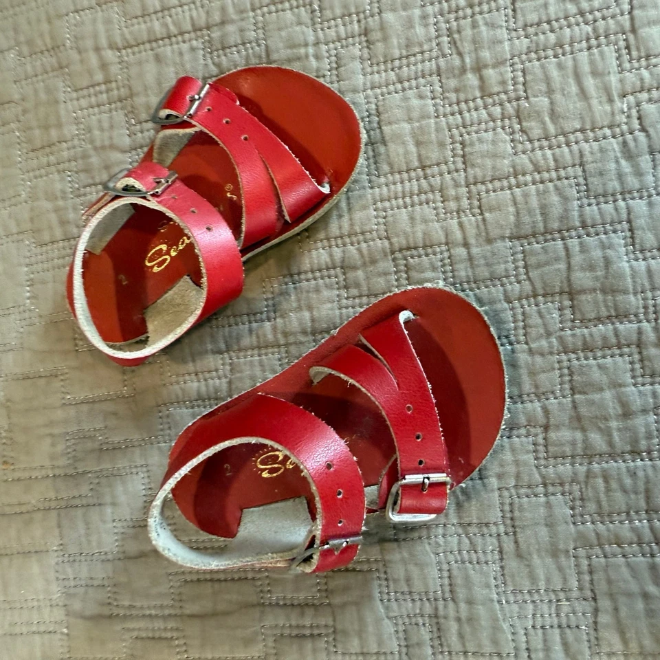 Сандалии из красной кожи для соленой воды солнце песок морские водоросли для морской воды от Hoy Baby Girl 2 - Изображение 3 из 4