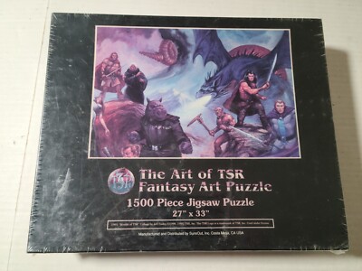 The Art of TSR Fantasy Art Puzzle 1500 Piece 27'' x 33'' SunsOut (SEALED) NEW