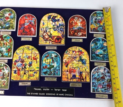 The Stained Glass Windows By Marc Chagall 12 Jerusalem Windows | eBay
