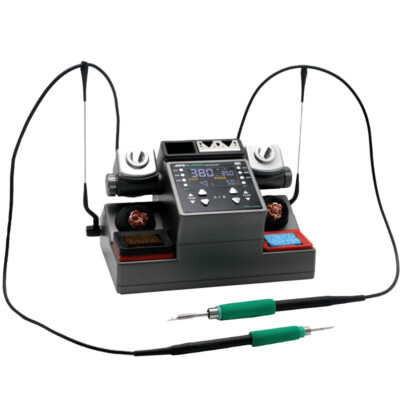 A902 350W Soldering Station Double Welding Rework Station Set New