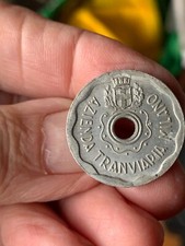 MILANO Trasporti gettone ATM  " Buono Per Una Corsa Ridotta 1944 J " RARO