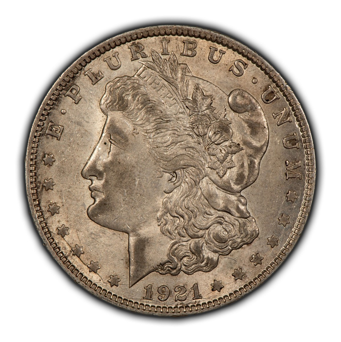 1921 $1 Morgan Silver Dollar - Mint Error Die Cracks - SKU-Z5446