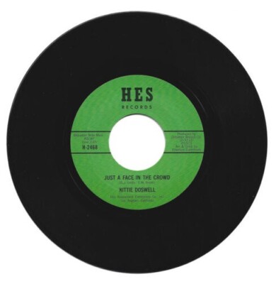 NEW!- KITTIE DOSWELL:  SINGLE SIDED VERSION/  Just A face In The Crowd H-2468