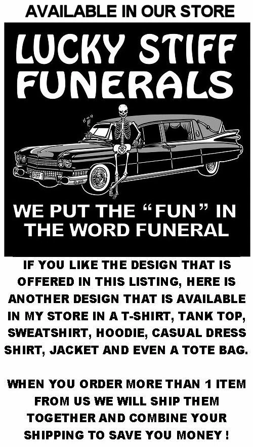 COACH Felpa con cappuccio Lucky Stiff Crematorium & Pizza Palace Scheleton Undertaker con cerniera