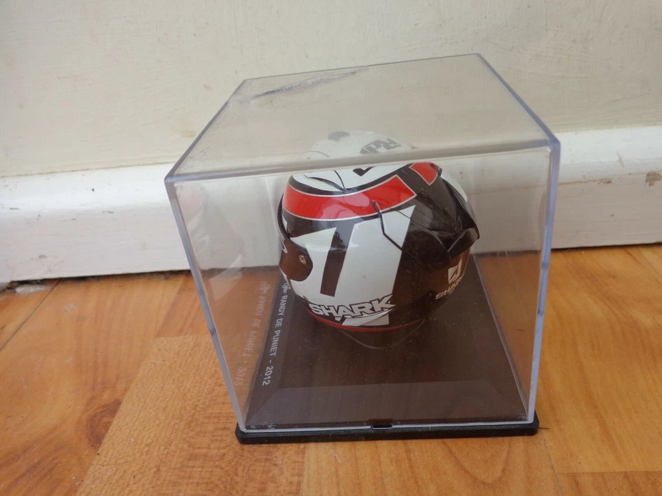 Atlas 1/5 Randy De Puniet 2012 Aprilia Moto Gp Bicicletta AGV Casco - Immagine 2 di 2