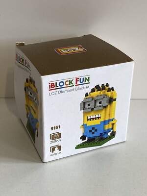 Loz Minion Gift Series Diamond Blocks 9161 260 Pcs Factory Sealed  UK