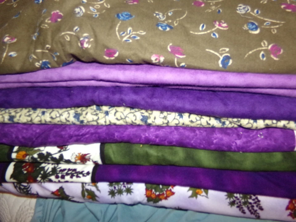 FLANNEL Tonal Blenders checks stripes Cotton FABRIC U-Pick See Info 1/2 yd BTHY