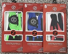 Pack Of 3 Zero Friction Golf Glove Lime Junior Left Hand Size One