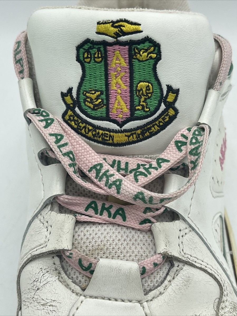 Vintage 1990's Alpha Kappa Alpha Shoes AKA Classik Embroidered