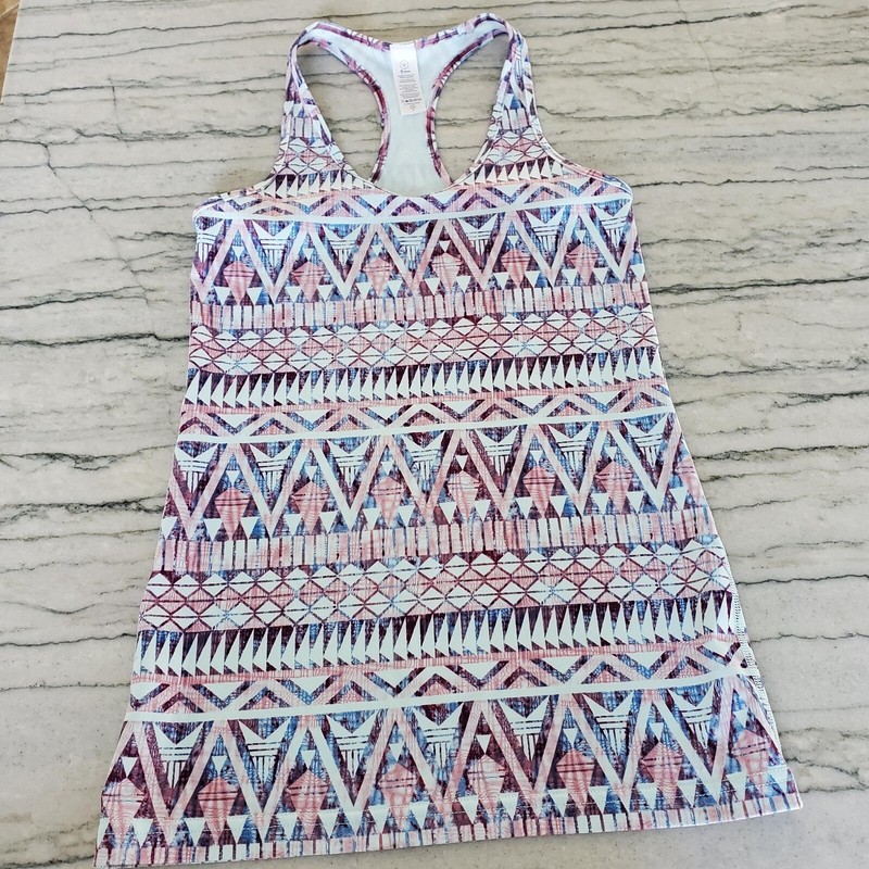 Ivivva by Lululemon Racer Back Tank Top Blue, Pink, Purple Size 12 - EUC