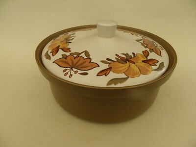 Royal Worcester Palissy Vintage Kismet Auflaufform mit Deckel.   B