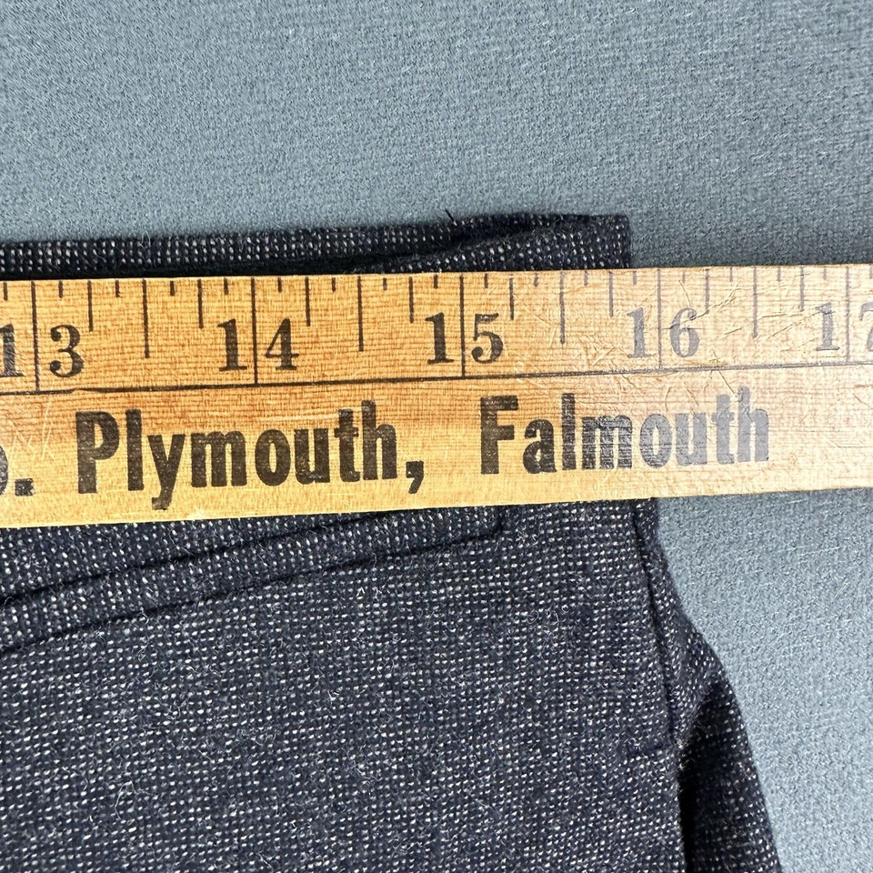 VTG Banana Republic Pants Mens 31 Charcoal Gray Wool Blend Chino Dress