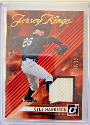 2024 panini Donruss jersey KYLE HARRISON #ed 31/99! San Francisco Giants