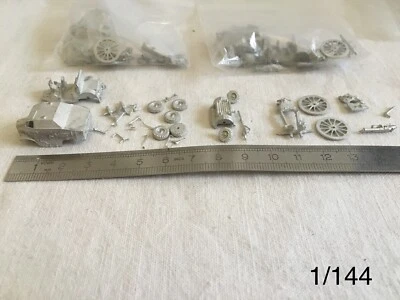 Maquette model, 1/144 metal kit, Arrowhead, Ford Quad Tractor + limber + piubder - Photo 1/3