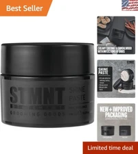 3.38 Oz STMNT Shine Paste – Natural Finish, Strong Hold for Normal Hair Types