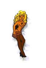 PIN'S PIN UP DANY BD ADULTE