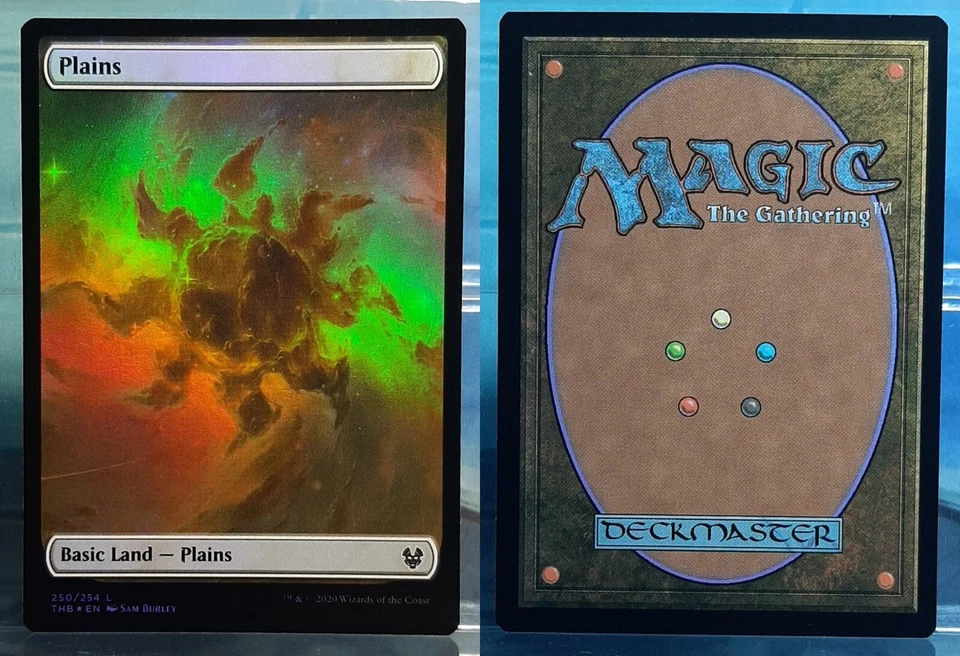 Magic - Plains / Ebene - Basic Land Foil - Theros Beyond Death - EN/NM - Bild 2 von 4