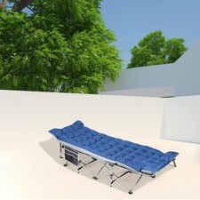 Camping Cots for Adults, Portable Bed w/Mattress,Heavy Duty Folding Sleeping Cot