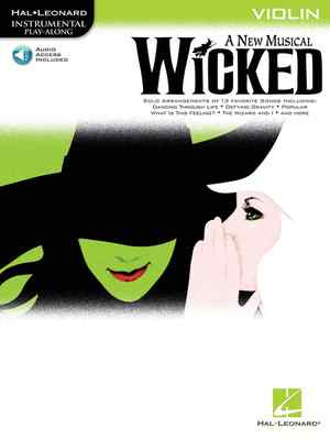 Wicked Violin Play-Along Pack Sheet Music Book and Audio NEW 000842243