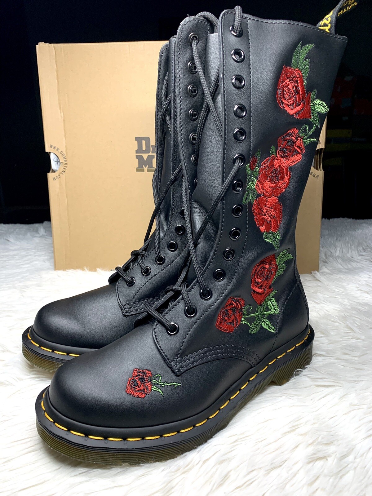 do homework Farthest Is Dr. Martens 1914 VONDA 14 Eye Floral Rose Leather Combat Boots 1460 Women sz 5 | eBay do homework Farthest Is Dr. Martens 1914 VONDA 14 Eye Floral Rose Leather Combat Boots 1460 Women sz 5 | eBay