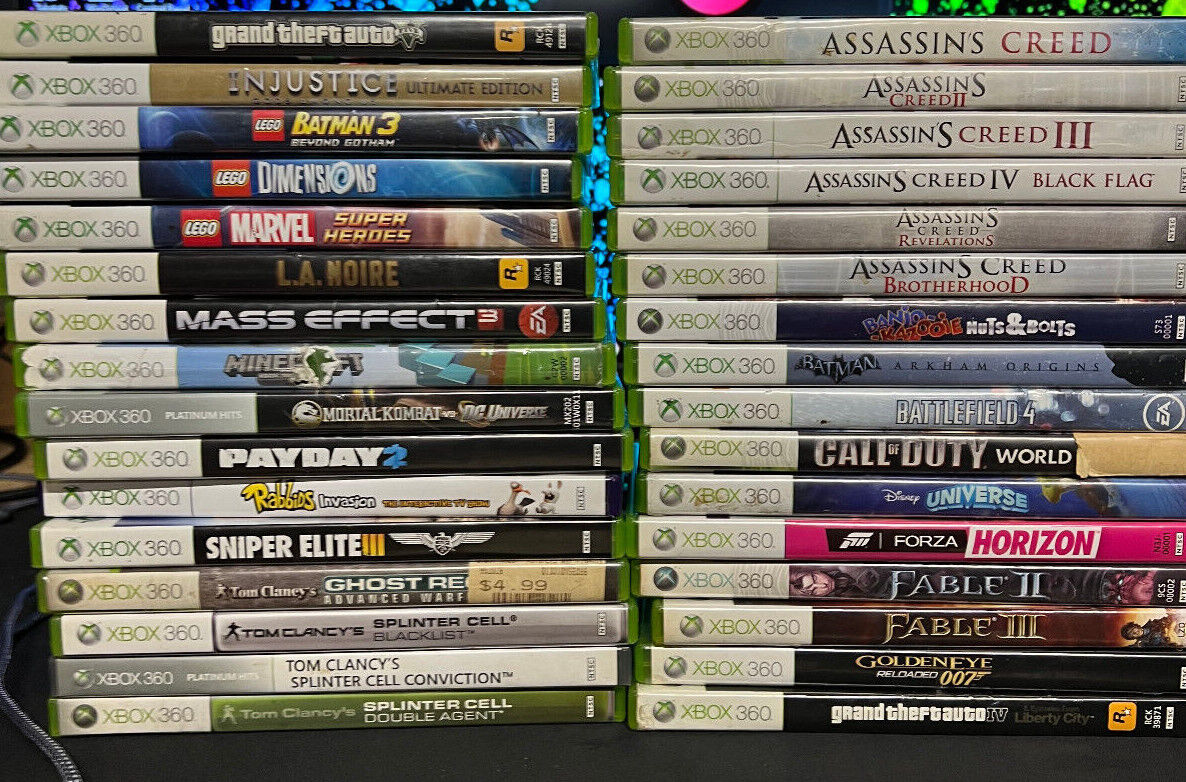 Full List of Free Xbox 360 Games