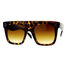 Oversized Square Sunglasses Unisex Flat Top Hipster Fashion UV400