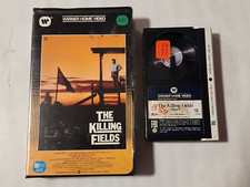 THE KILLING FIELDS BETA BETAMAX TAPE IN CLAMSHELL CASE SAM WATERSON WARNER VIDEO