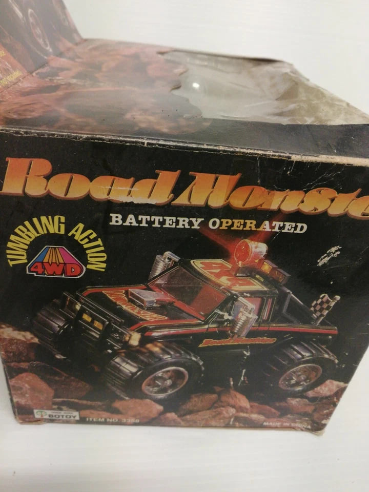 Road monster sk botoy jeep buggy auto car tumbling action 4wd 4x4 battery n.3358 - Immagine 4 di 4