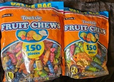 2 Sealed Bags OVER 4LBS Tootsie Roll FRUIT CHEWS Candy Sweets Bulk 37oz/ea