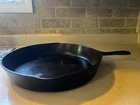 Wagner Cast Iron Skillet Pan 14"  Early American Seasoned #12