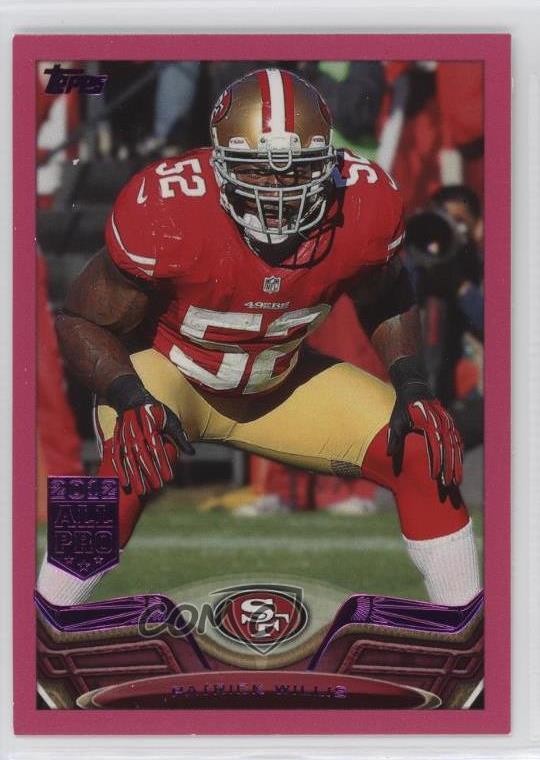 2013 Topps All-Pro Pink BCA Border /399 Patrick Willis #380 HOF 0kz8