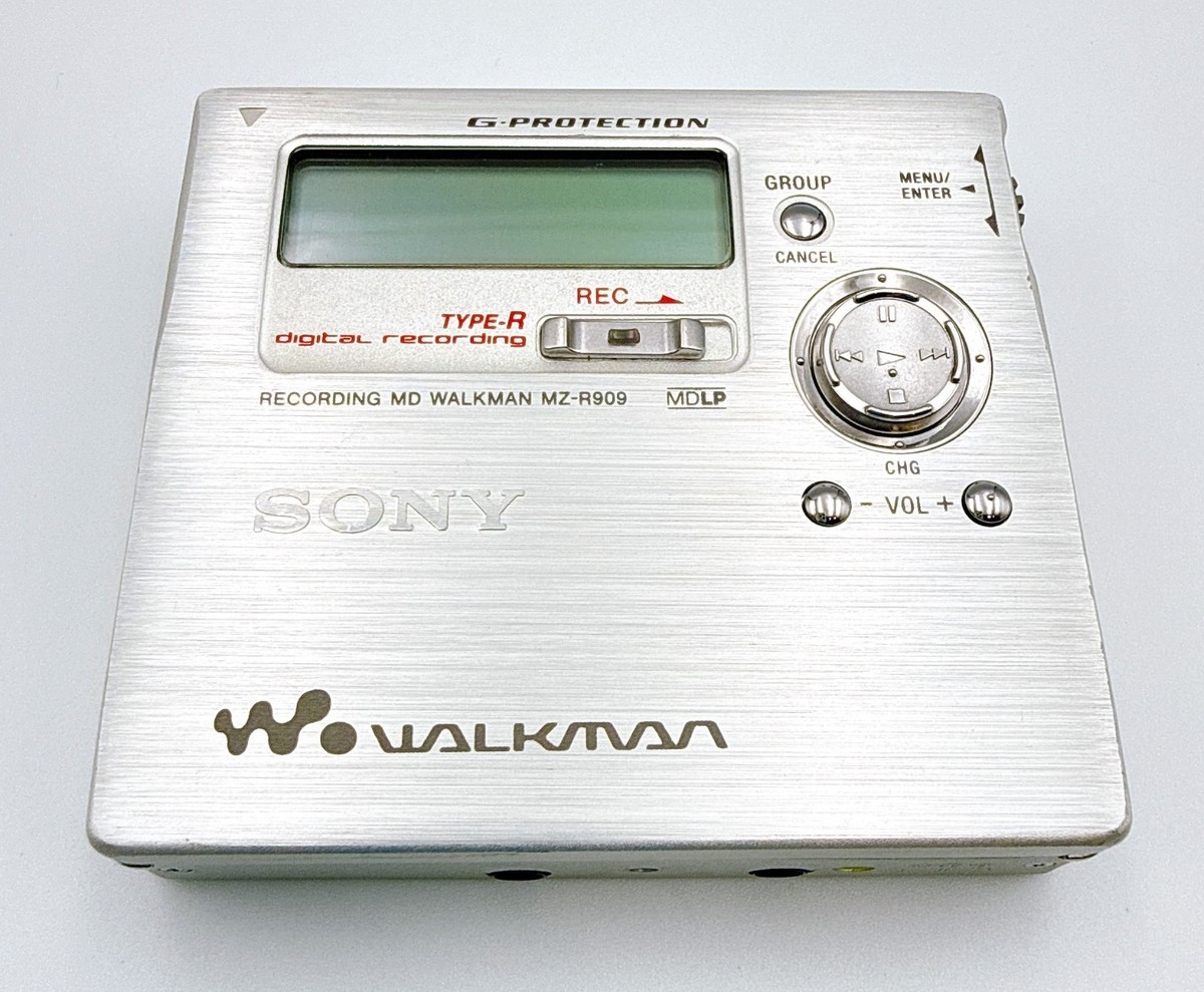 SONY MZ-R909 Silver Walkman Portable MD Player Recorder MDLP