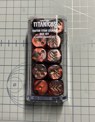 Adeptus Titanicus: Traitor Legions Dice Set - new Games Workshop