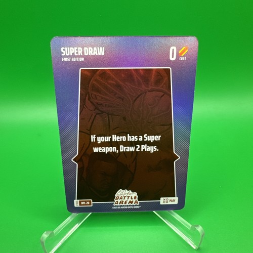 Bo Jackson Battle Arena 2026 Bonus Play Card BPL-20 Super Draw Holographic