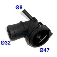 Meat & Doria KüHlmittelflansch 93509 FüR VW Caddy 3 GroßRaumlimousine 2KA 2KH 5