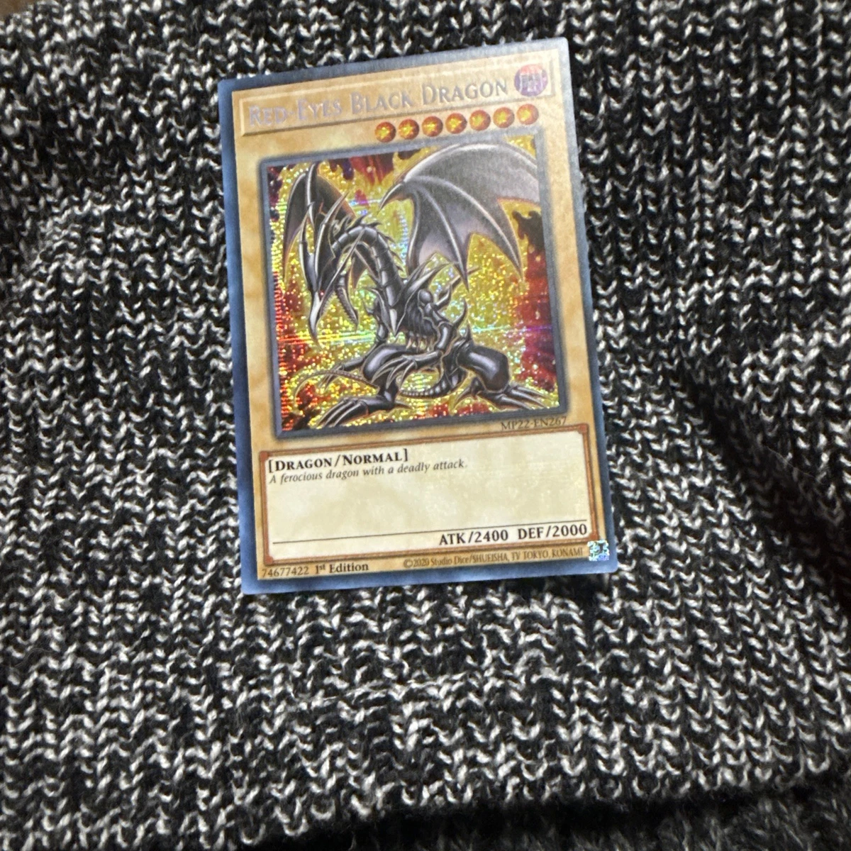 遊戯王ラッシュデュエル ARS10+ RED-EYES BLACK DRAGON MP22-EN267 Red-Eyes Black Dragon MP22-EN267 2022 Tin of the Pharaoh's Gods