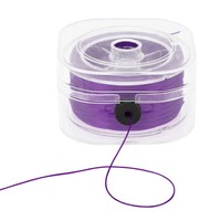 Flaches Gummiband FüR Armband Diy, Dunkelviolett Mit Aufbewahrungsbox