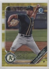 2019 Bowman Chrome Prospects Yellow Refractor 22/75 Jesus Luzardo #BCP-96 h7i