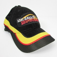 WRC ADAC Rally Germany Baseball Cap Hat Rare Rallye Deutschland Black Yellow Red