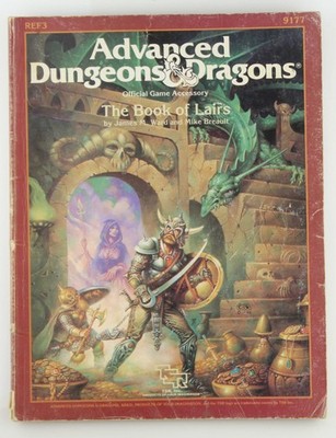 AD&D The Book of Lairs Fair James Ward ORIGINAL