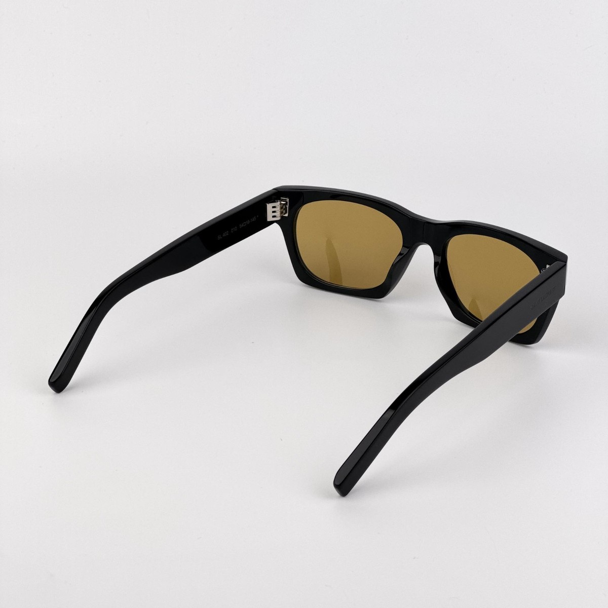 Saint Laurent Women Sunglasses Black Yellow Rectangle SL402  display picture 1