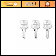 235 Cash Drawer Replacement Keys, Compatible with APG Vasario Series, 3 Pack
