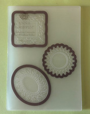 Anna Griffin Celebration Holiday Cartouche Cut and Emboss Folder