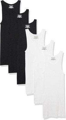 Amazon Essentials leichte Herren Tank Unterhemden 6er Pack Large