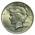1924 Peace Dollar- XF DETAILS Better Date- smh-2348