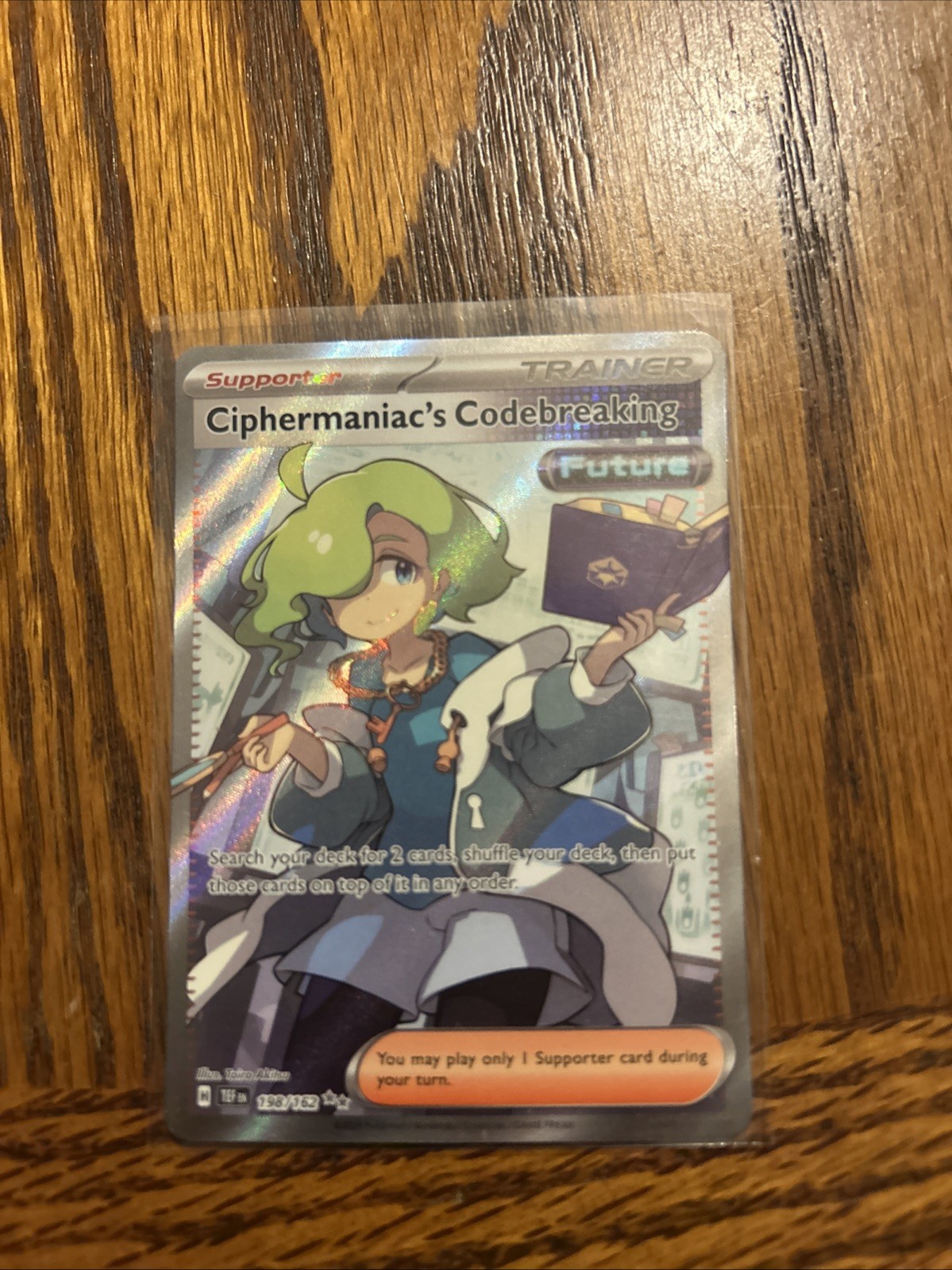 Pokemon TCG Ciphermaniacs Codebreaking 198/162 Temporal Forces Full Art NM/Mint