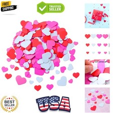 600 Pieces Heart Foam Stickers Self-Adhesive Heart Shaped Craft Stickers for ...