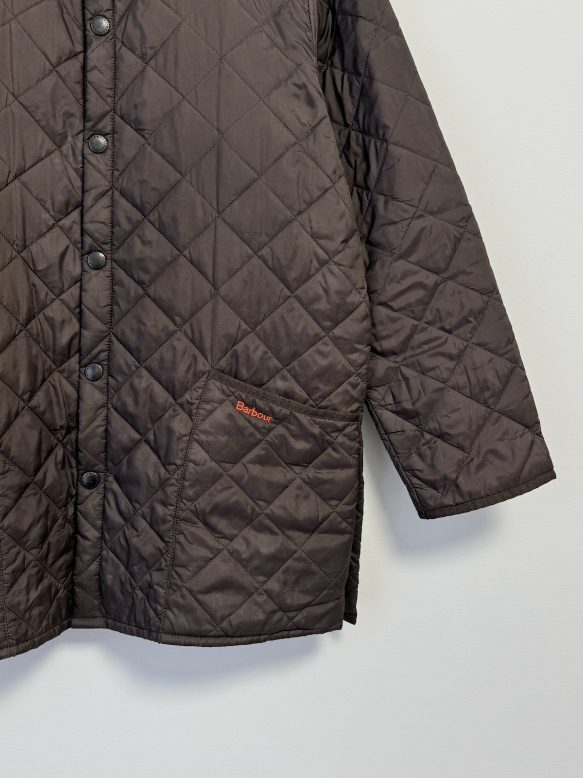 Barbour Liddesdale JKT Jacket Browm Men’s Size M thumbnail 4